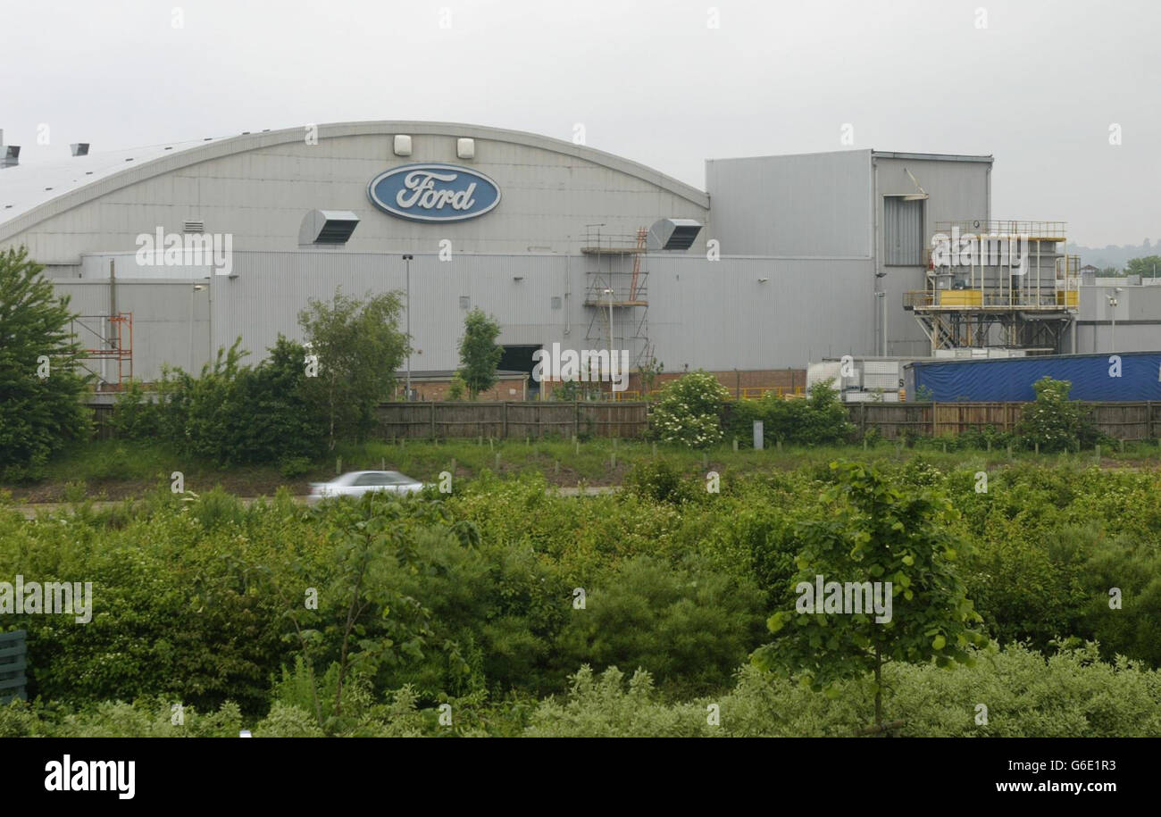 L'usine Ford Transit dans Swythling Banque D'Images