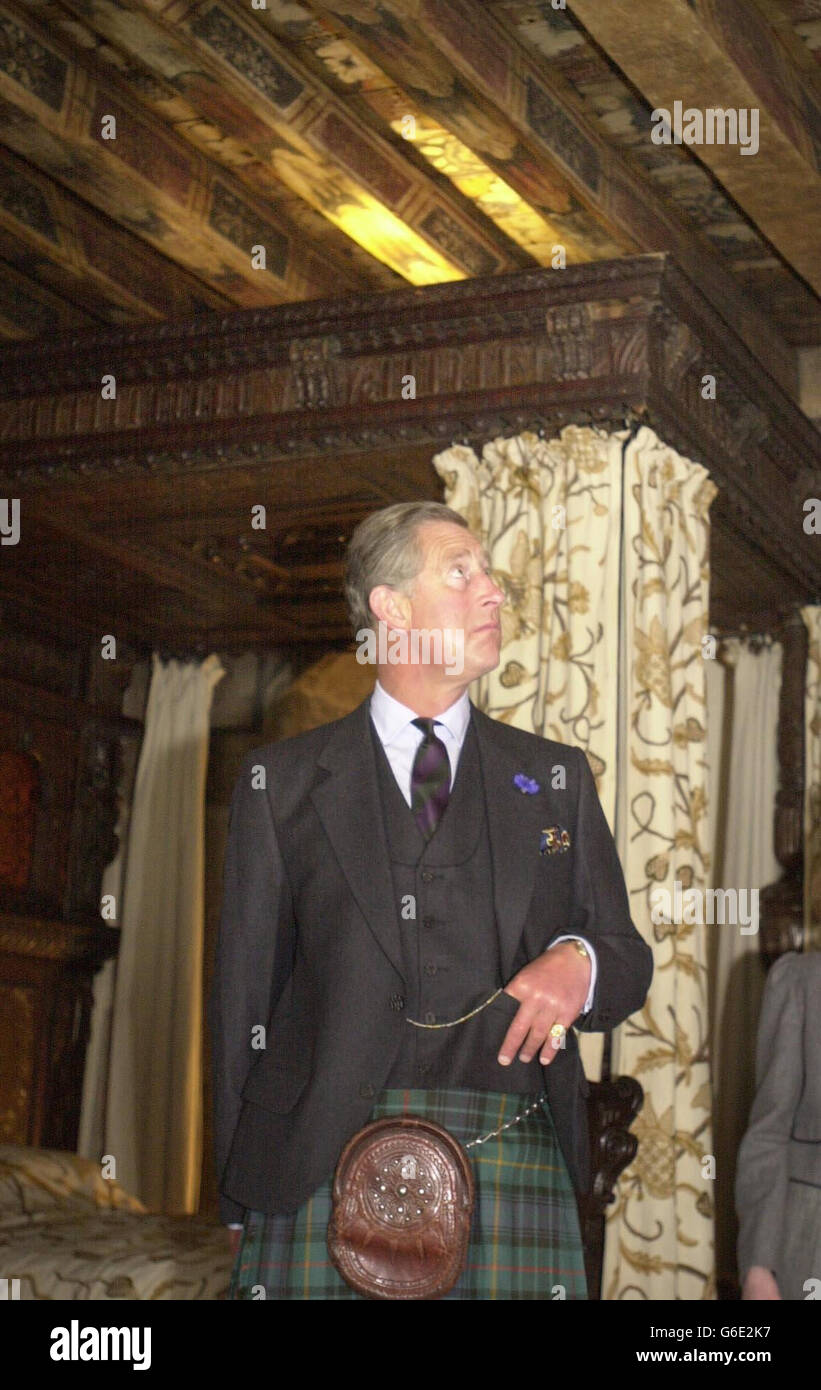 Le prince Charles rend visite à Edimbourg Banque D'Images