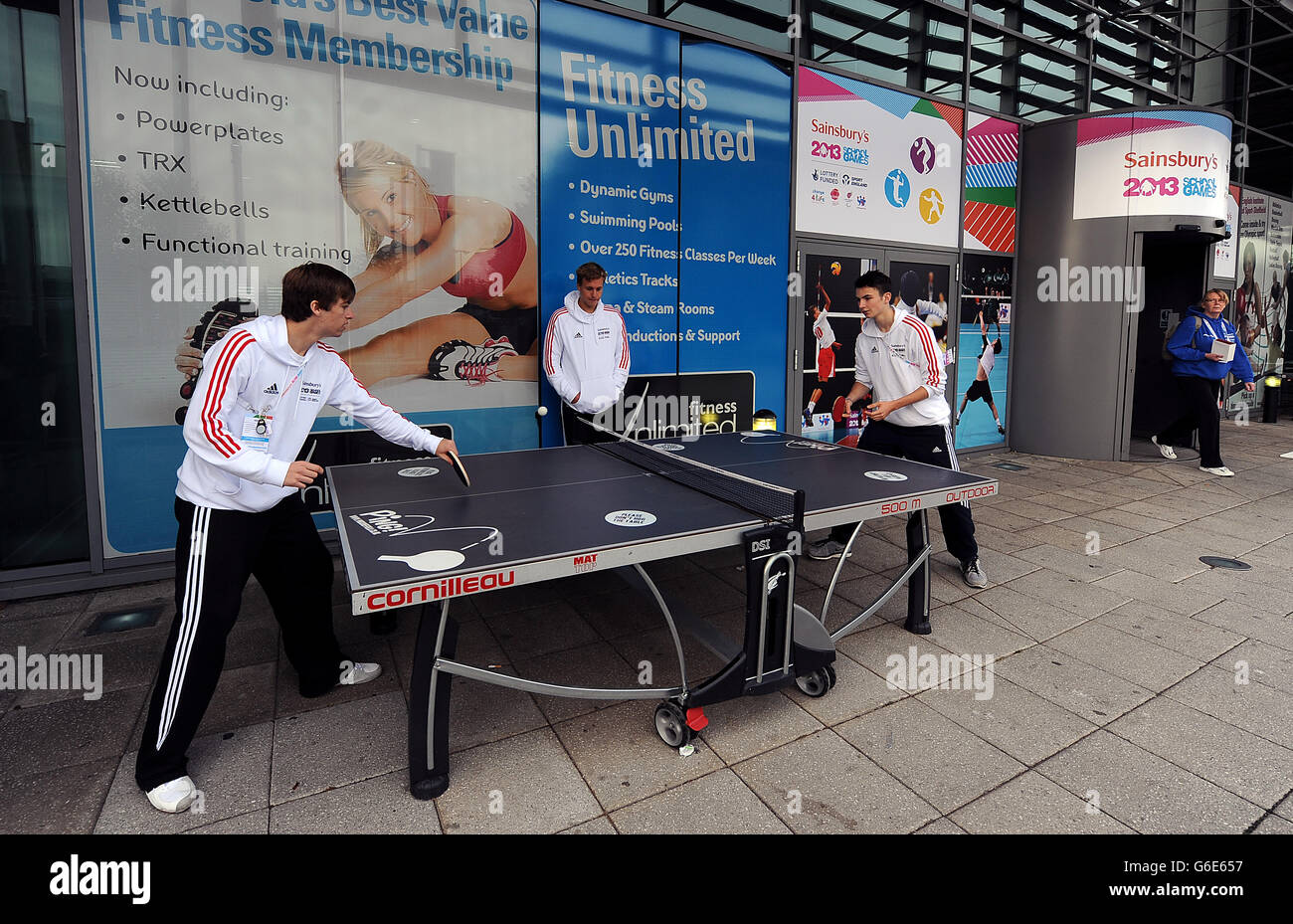2013 Sainsbury's School Jeux - Jour trois - Sheffield Banque D'Images