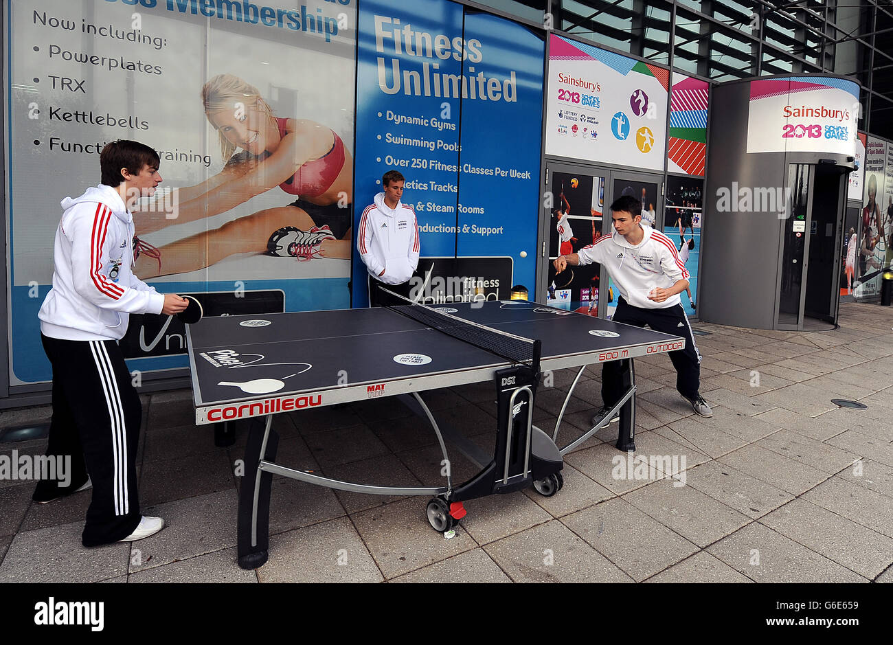 2013 Sainsbury's School Jeux - Jour trois - Sheffield Banque D'Images