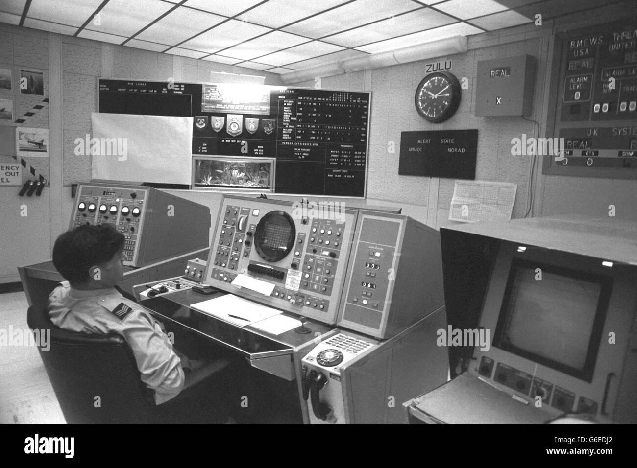 RAF Fylingdales - North York Moors Banque D'Images