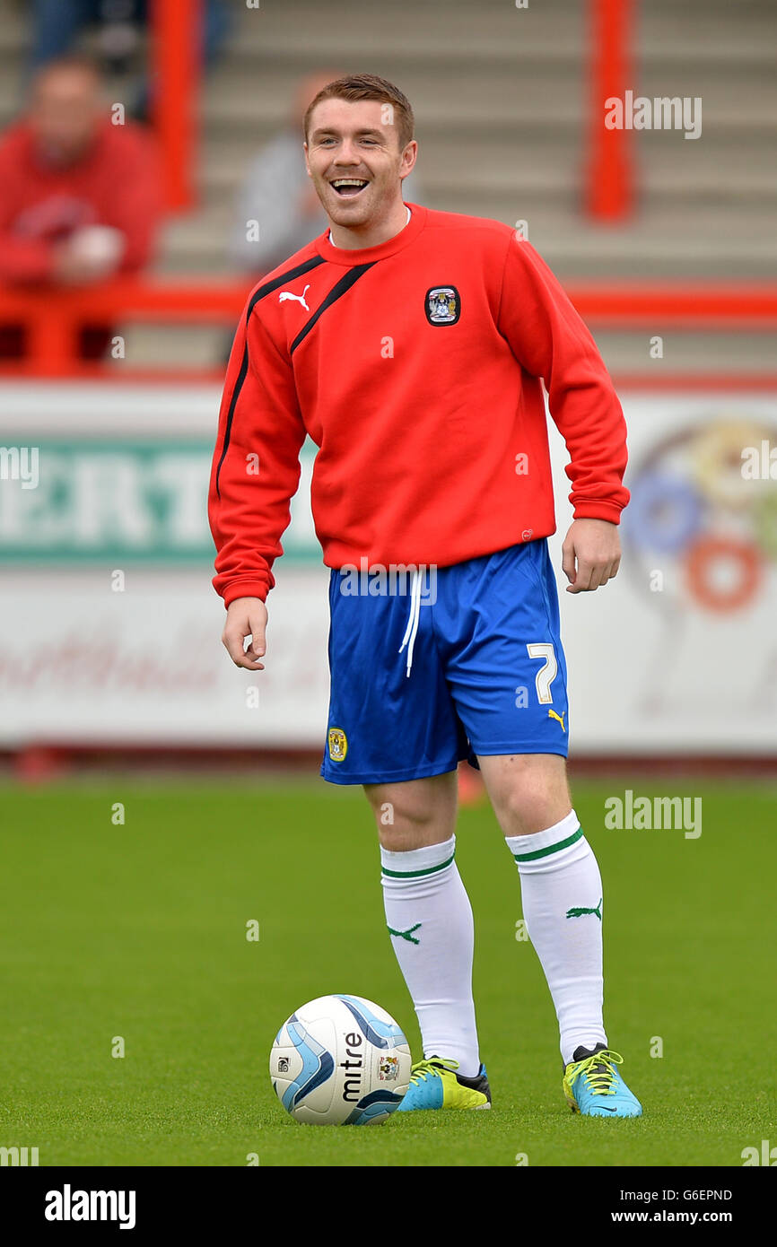 Sky Bet League Soccer - Un - Stevenage v Coventry City - Stade lamex Banque D'Images