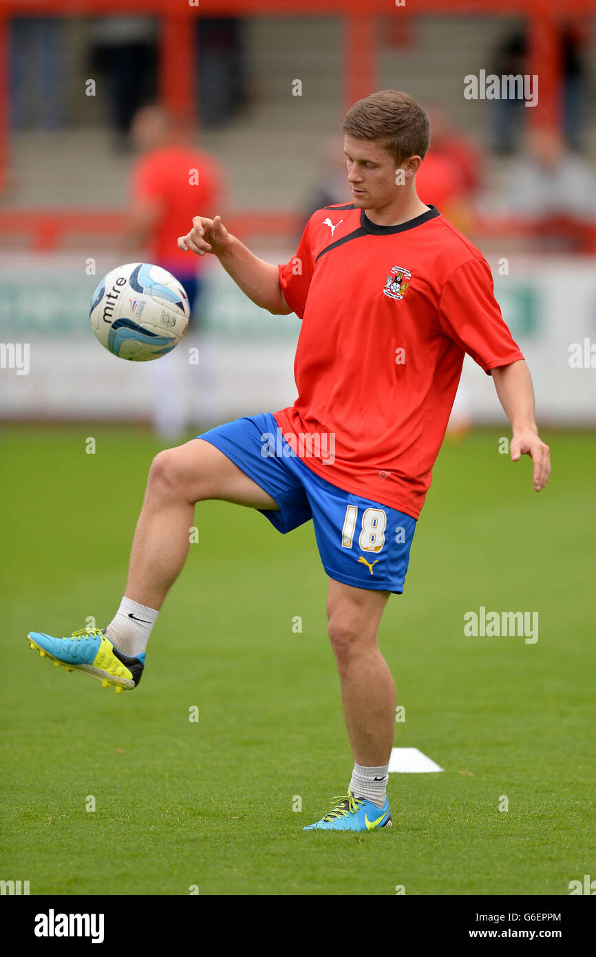 Football - Sky Bet League One - Stevenage / Coventry City - Stade Lamex. Aaron Phillips, Coventry City Banque D'Images