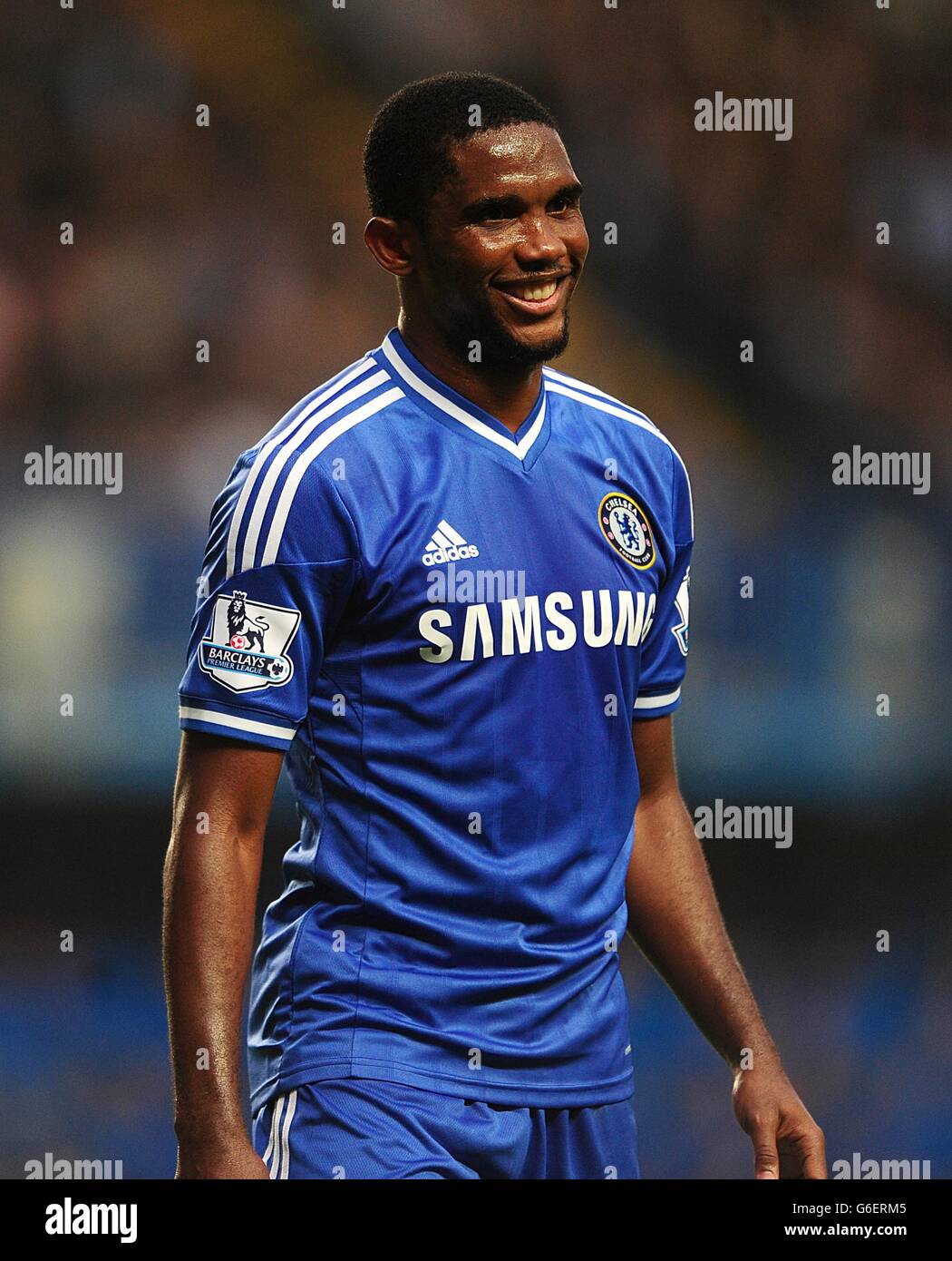 Soccer - Barclays Premier League - Chelsea / Fulham - Stamford Bridge. Samuel ETO'o de Chelsea Banque D'Images
