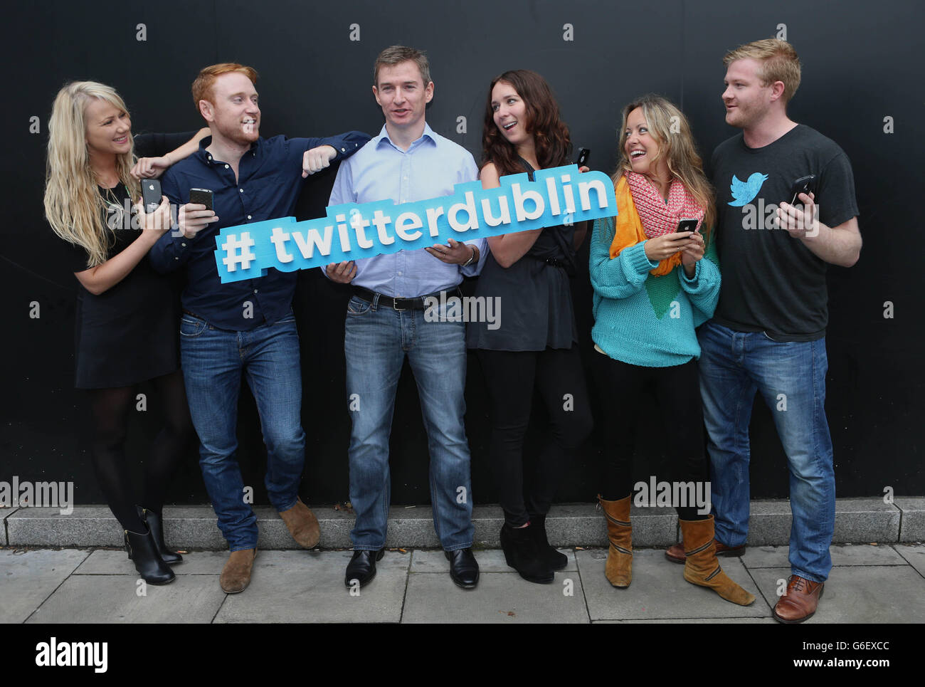 Twitter l'expansion des opérations de Dublin Banque D'Images