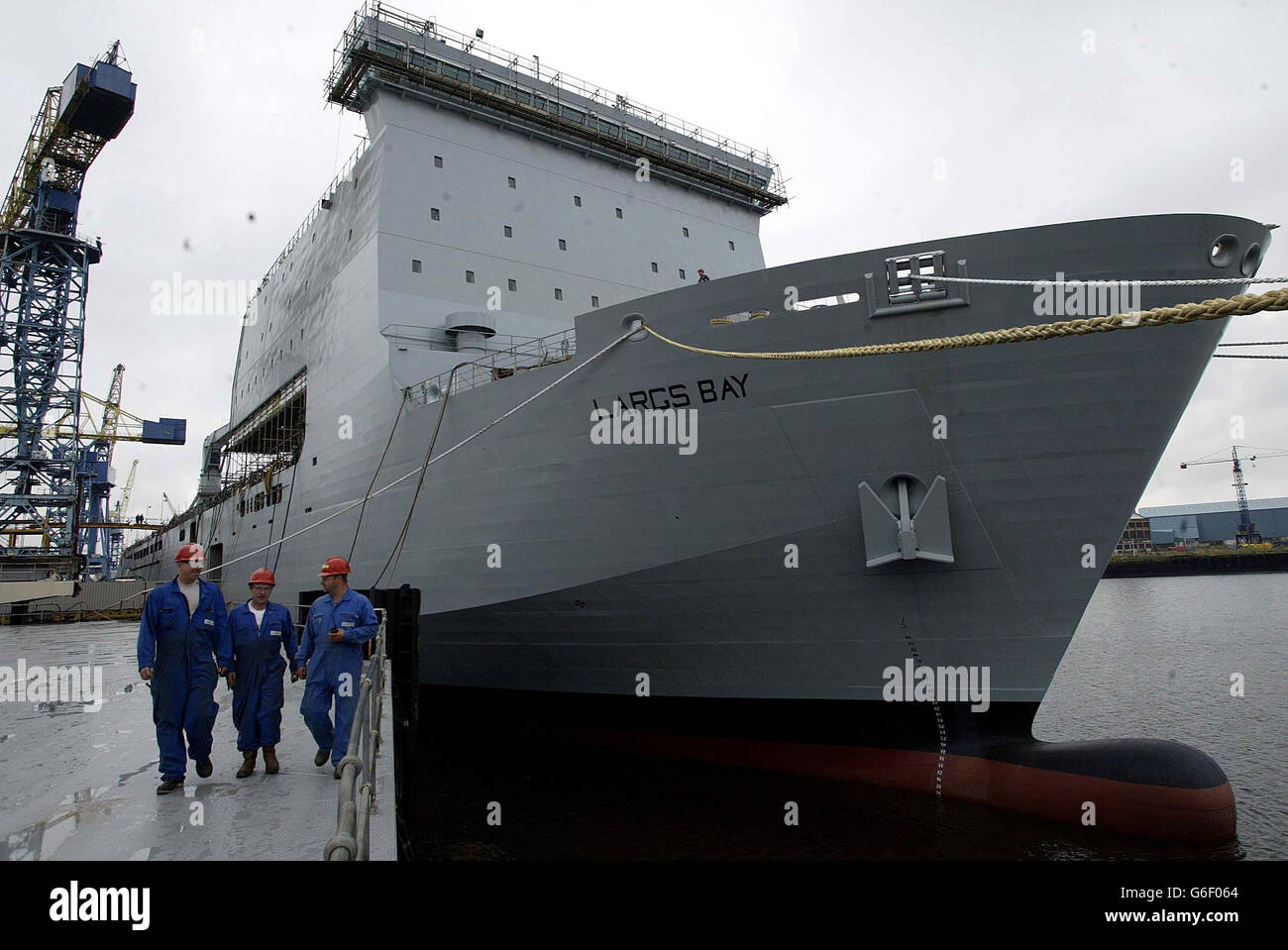 Largs Bay - Swan Hunter Shipyard Banque D'Images