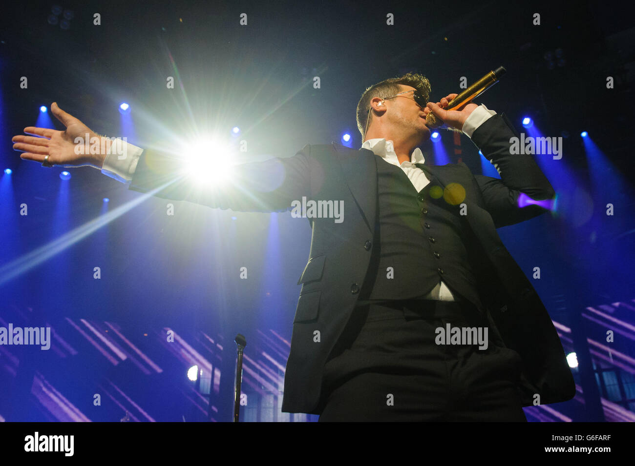 Robin Thicke - iTunes Festival - Londres Banque D'Images