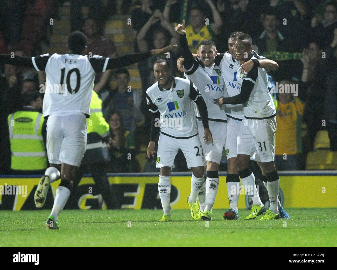 Soccer - Capital One Cup - Troisième round - Watford v Norwich City - Vicarage Road Banque D'Images