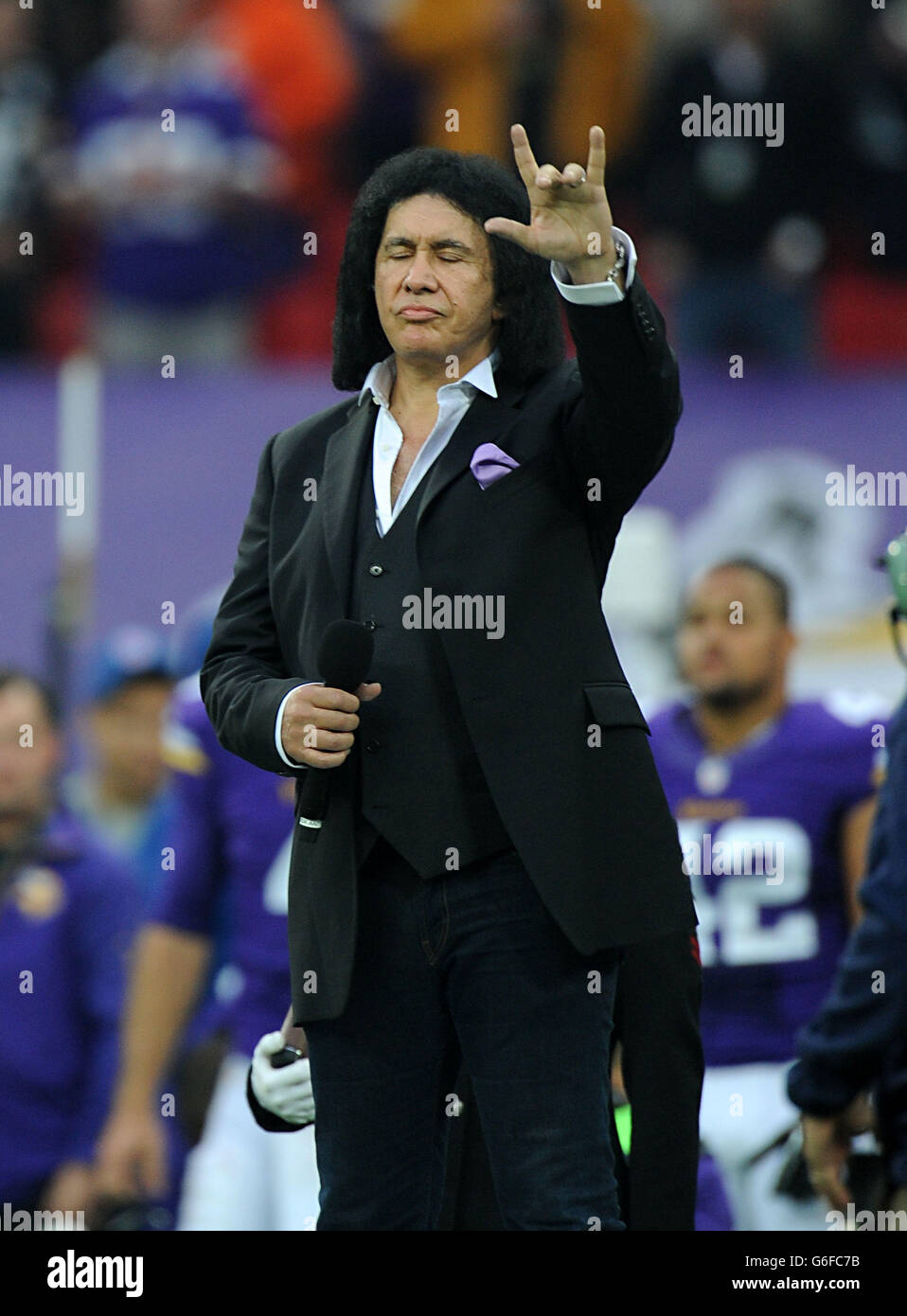 Football américain - NFL International Series 2013 - Minnesota Vikings v Pittsburgh Steelers - Stade de Wembley Banque D'Images