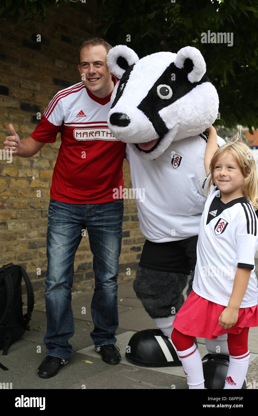 Soccer - Barclays Premier League - Fulham v Cardiff City - Craven Cottage Banque D'Images