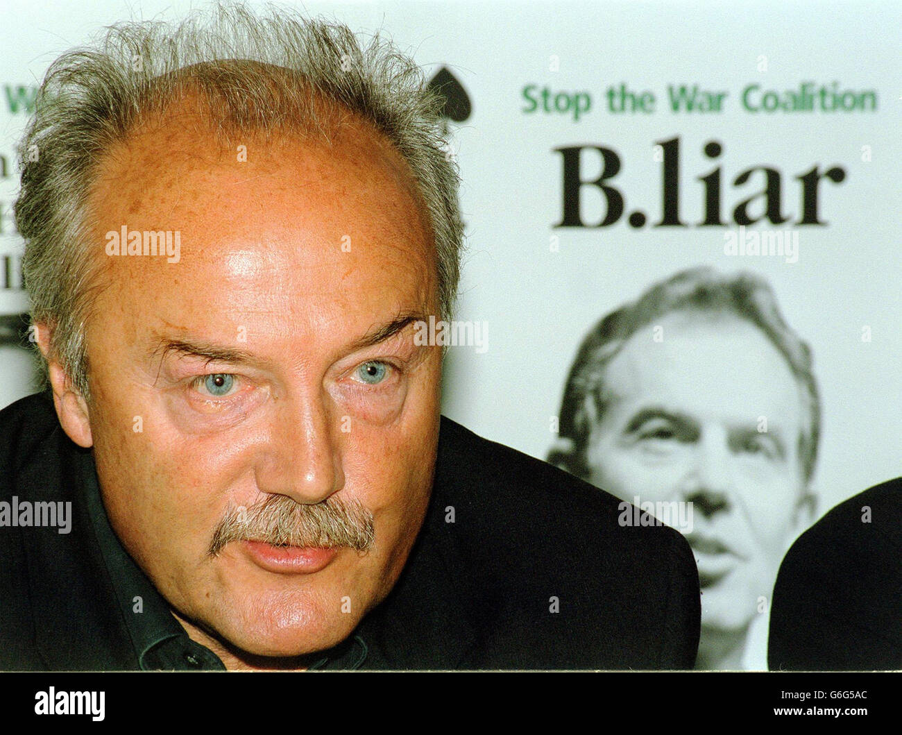 Galloway Coalition contre la guerre Banque D'Images