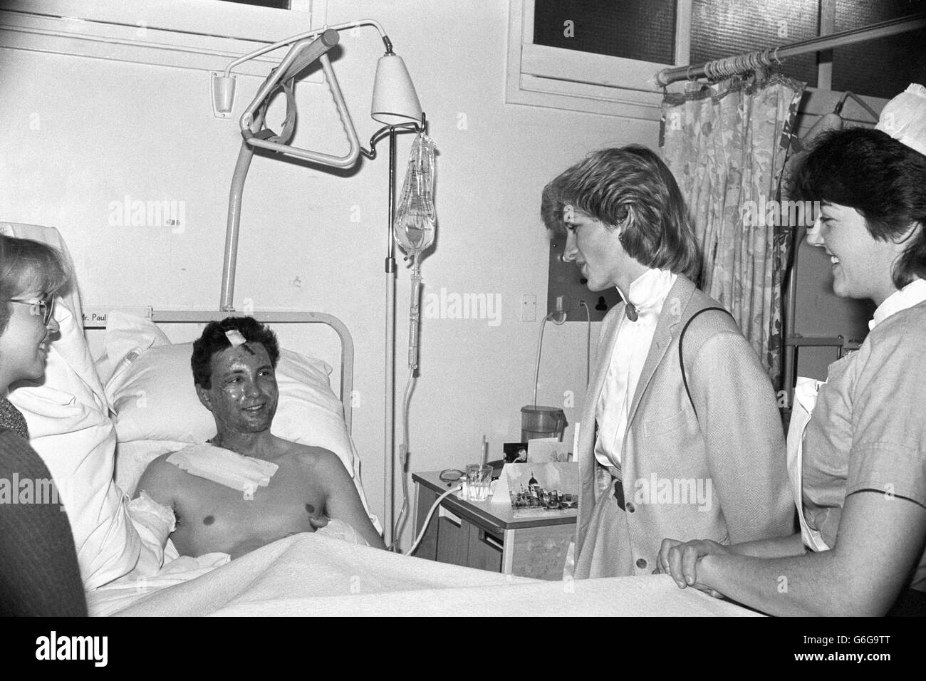 Harrods - la princesse Diana - Visite de l'hôpital de Westminster, Londres Banque D'Images