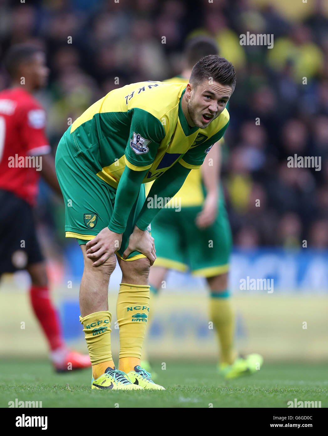 Football - Barclays Premier League - Norwich City / Cardiff City - Carrow Road. Ricky van Wolfswinkel, Norwich City Banque D'Images