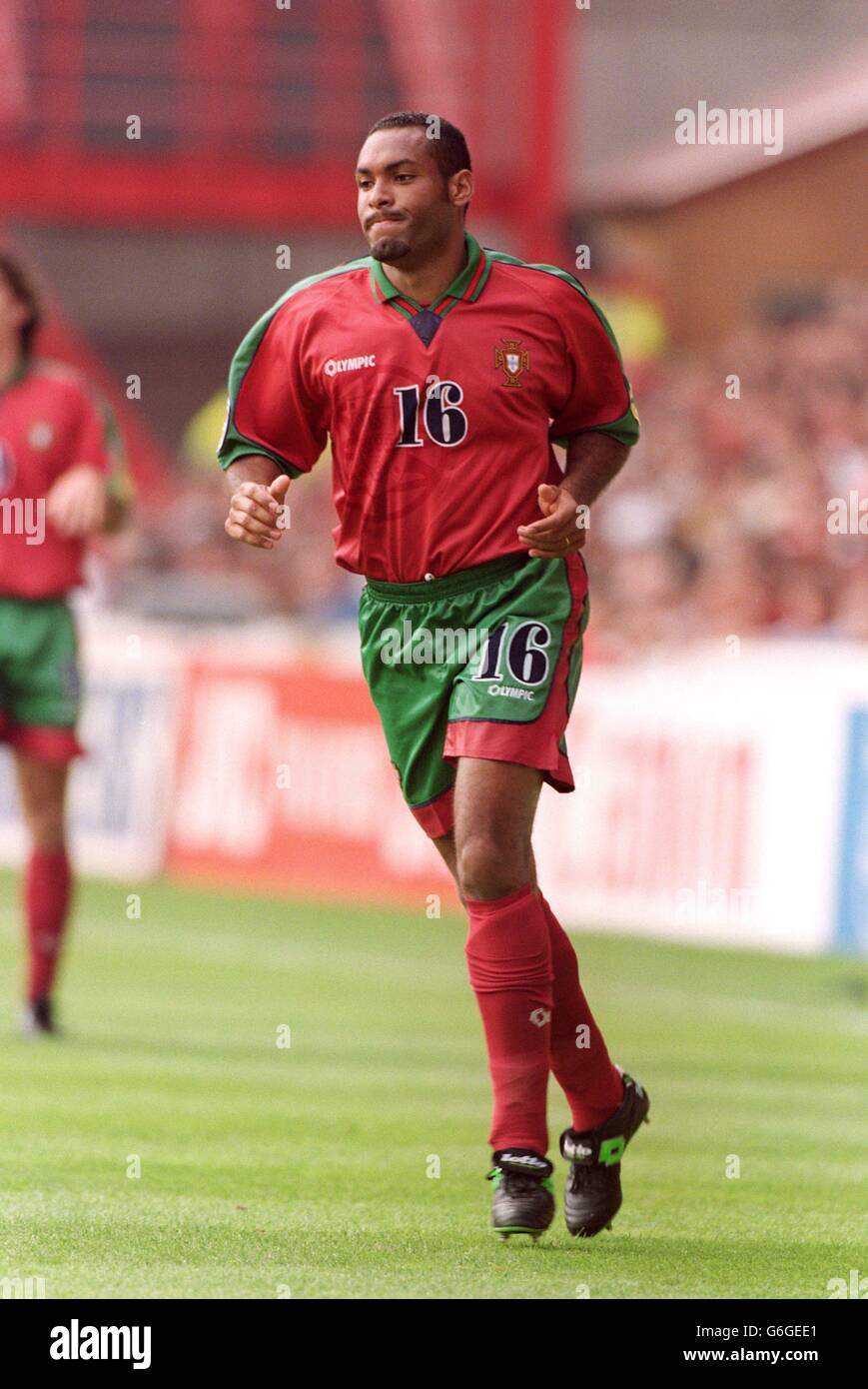 96 Euro soccer - Portugal / Turquie, Nottingham Banque D'Images