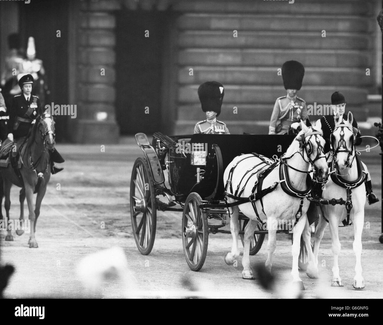 Image - Parade de la couleur - Horse Guards Parade - Buckingham Palace Banque D'Images