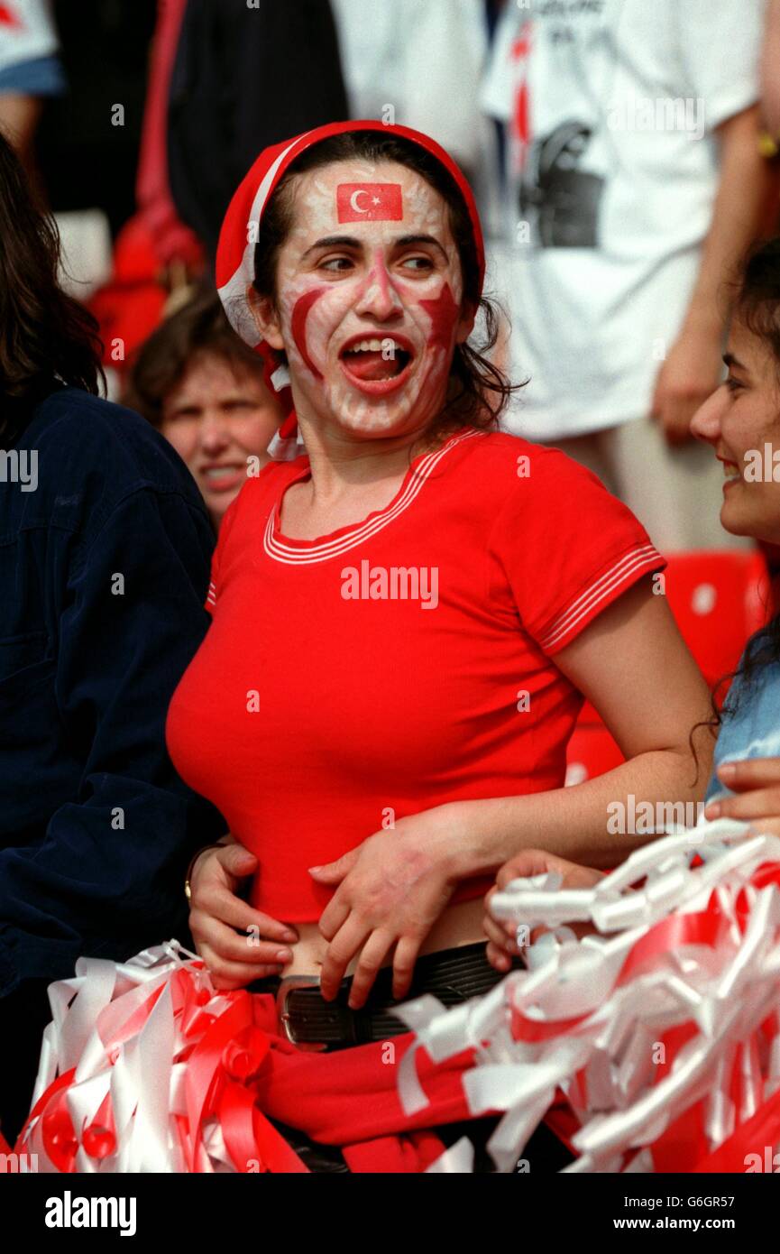 Football - Euro 96 - Portugal / Turquie Banque D'Images