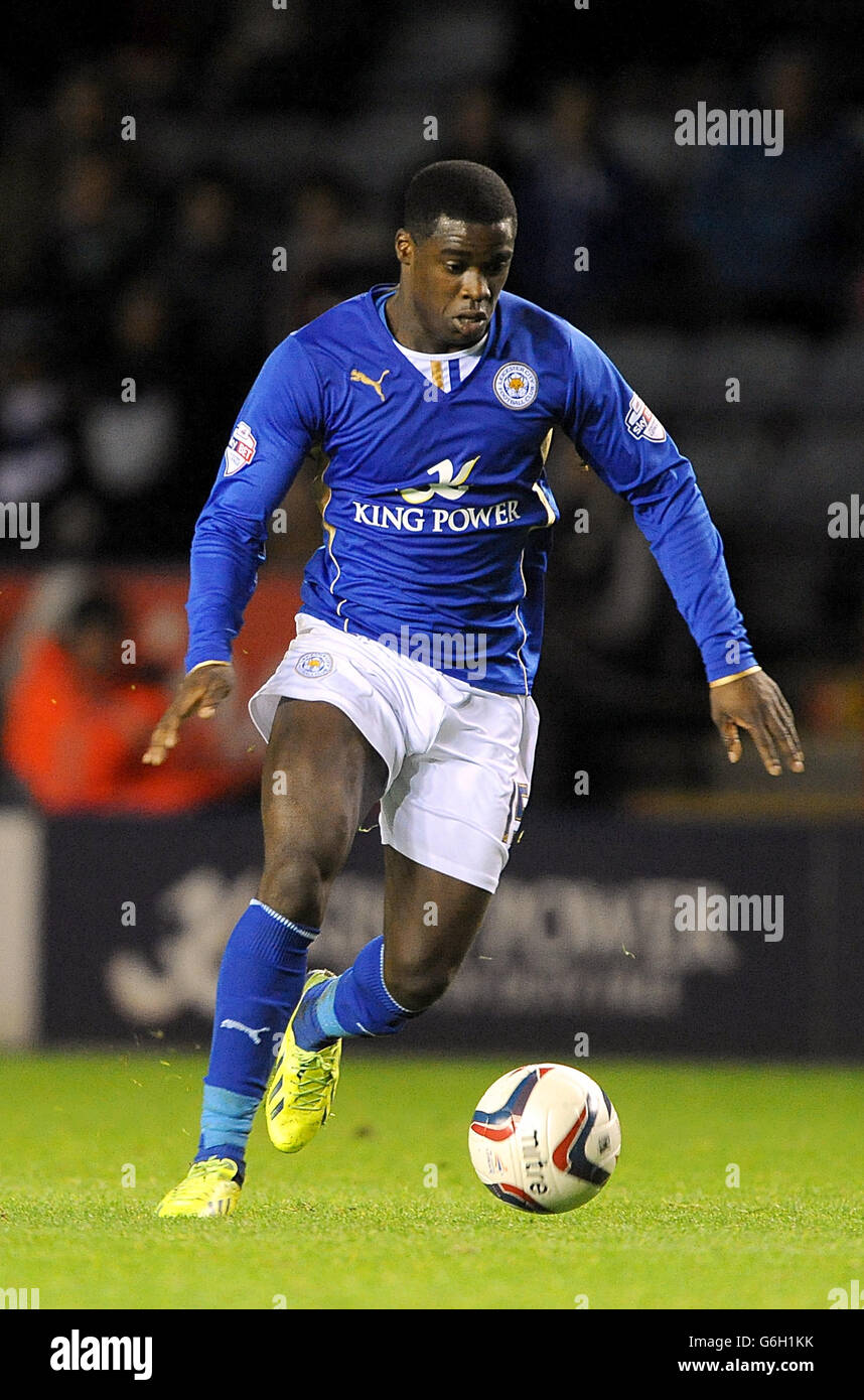 Football - Capital One Cup - quatrième tour - Leicester City / Fulham - King Power Stadium. Jeff Schlupp, Leicester City Banque D'Images