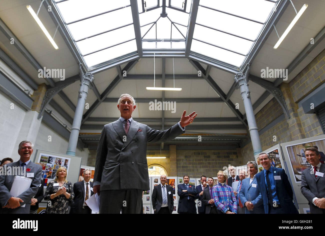 Le Prince Charles 2004/2005 visites Banque D'Images