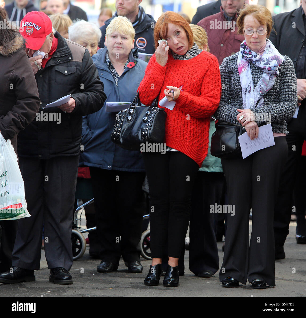 Shankill Road 20e anniversaire des bombardements Banque D'Images