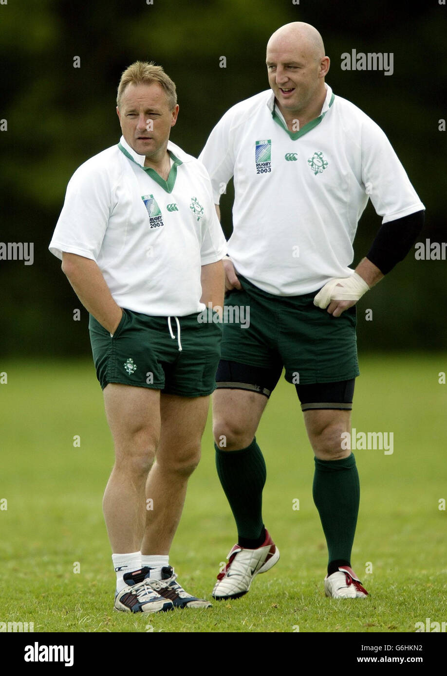 Formation Irlande RWC Banque D'Images