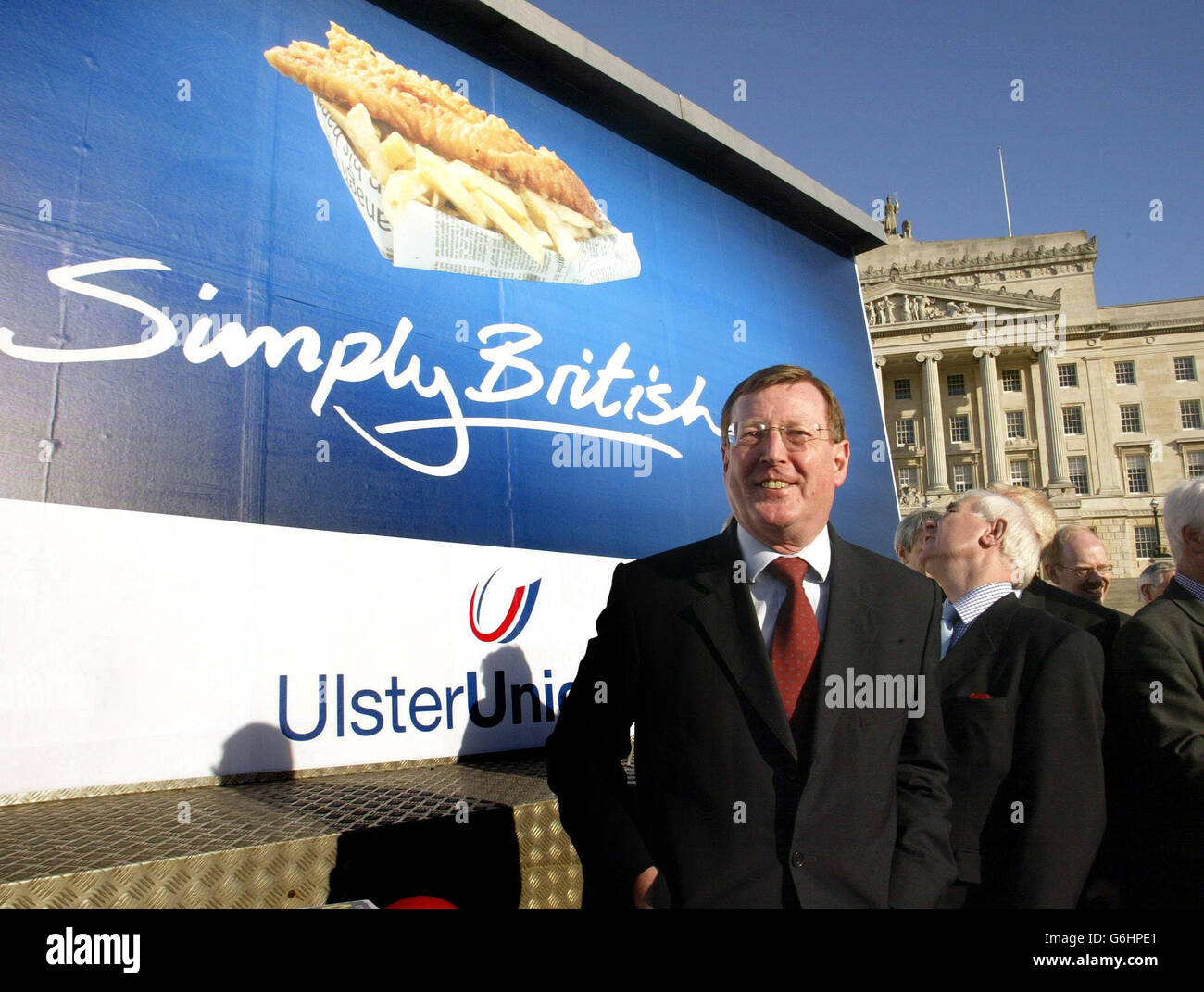 David Trimble ULSTER Banque D'Images