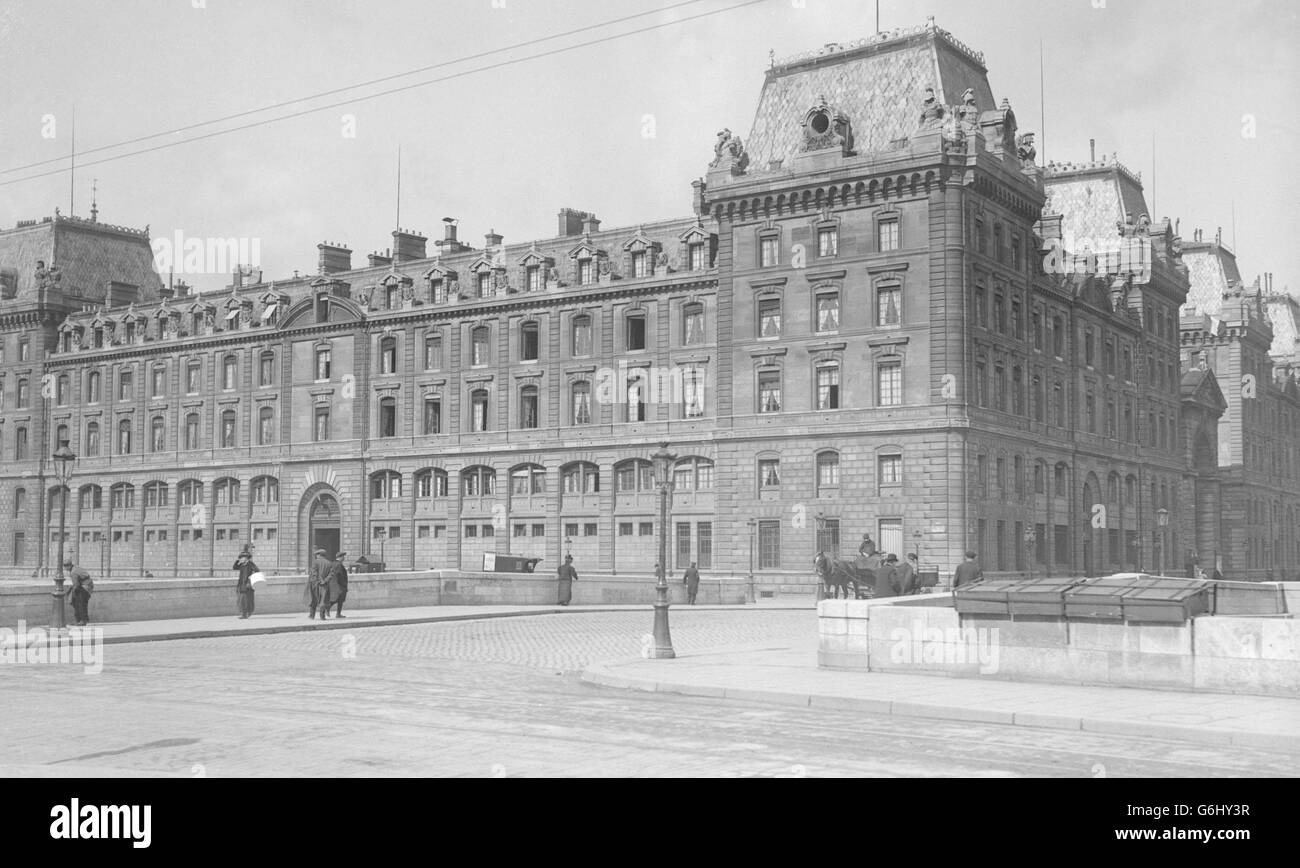 Paris, Préfecture de police.1912..Paris, Préfecture de police.1912. Banque D'Images