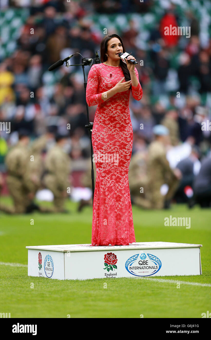 Rugby Union - QBE International - Angleterre v Australie - Twickenham Banque D'Images