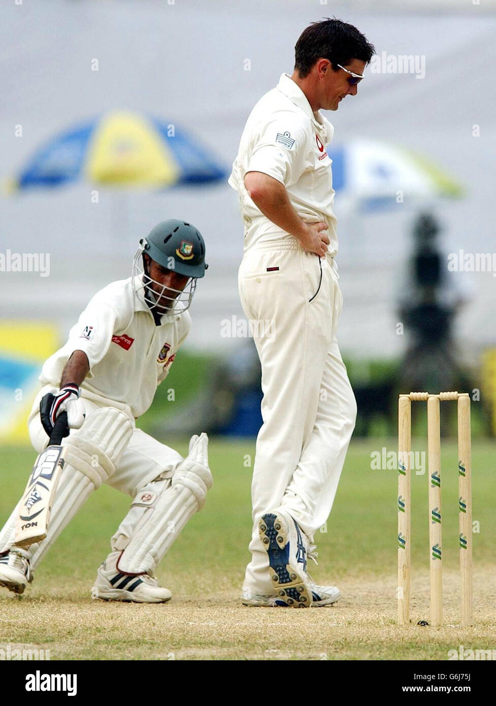 L'Angleterre v Bangladesh Cricket Test Match 2003 Banque D'Images