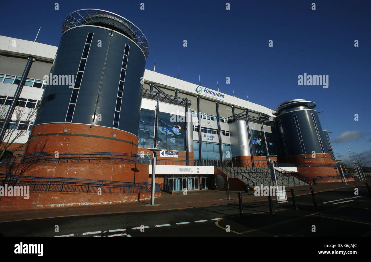 Hampden Park à Glasgow, l'un des sites des Jeux du Commonwealth de 2014 à Glasgow. Banque D'Images