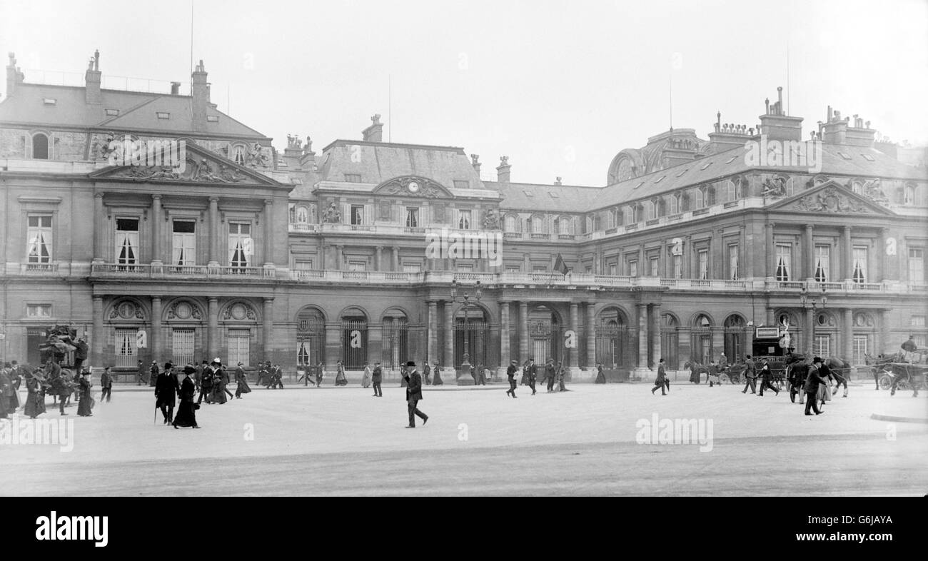 Paris, Palais Royal. 1912. Banque D'Images