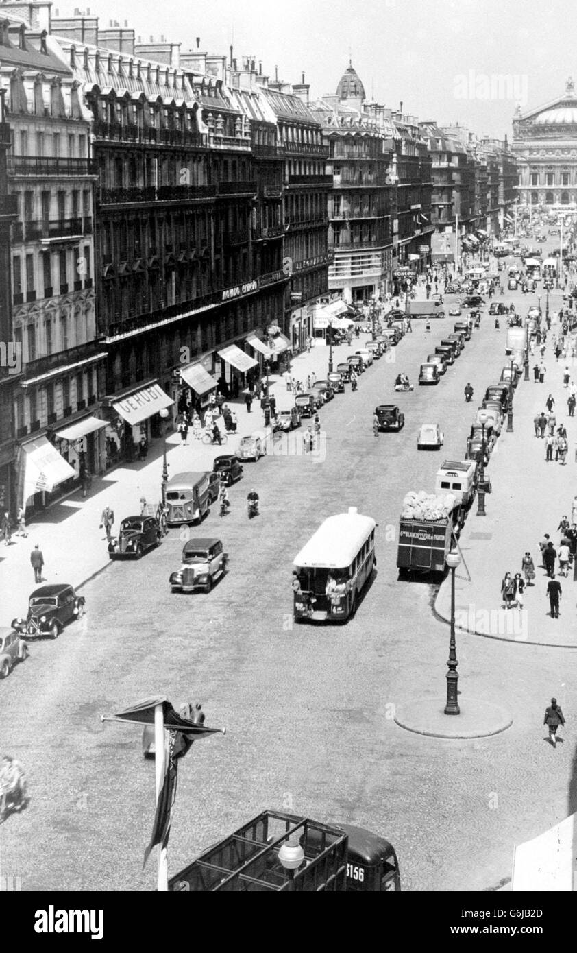L'Avenue De L'Opéra. Banque D'Images