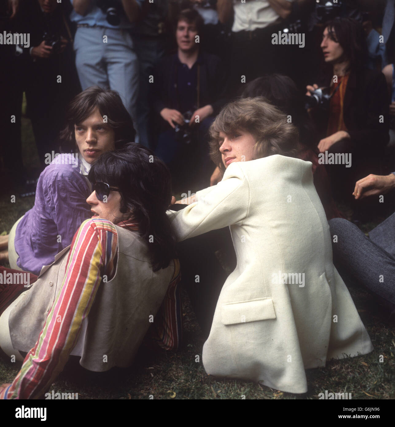 Musique - Hyde Park Festival gratuit - Les Rolling Stones Banque D'Images