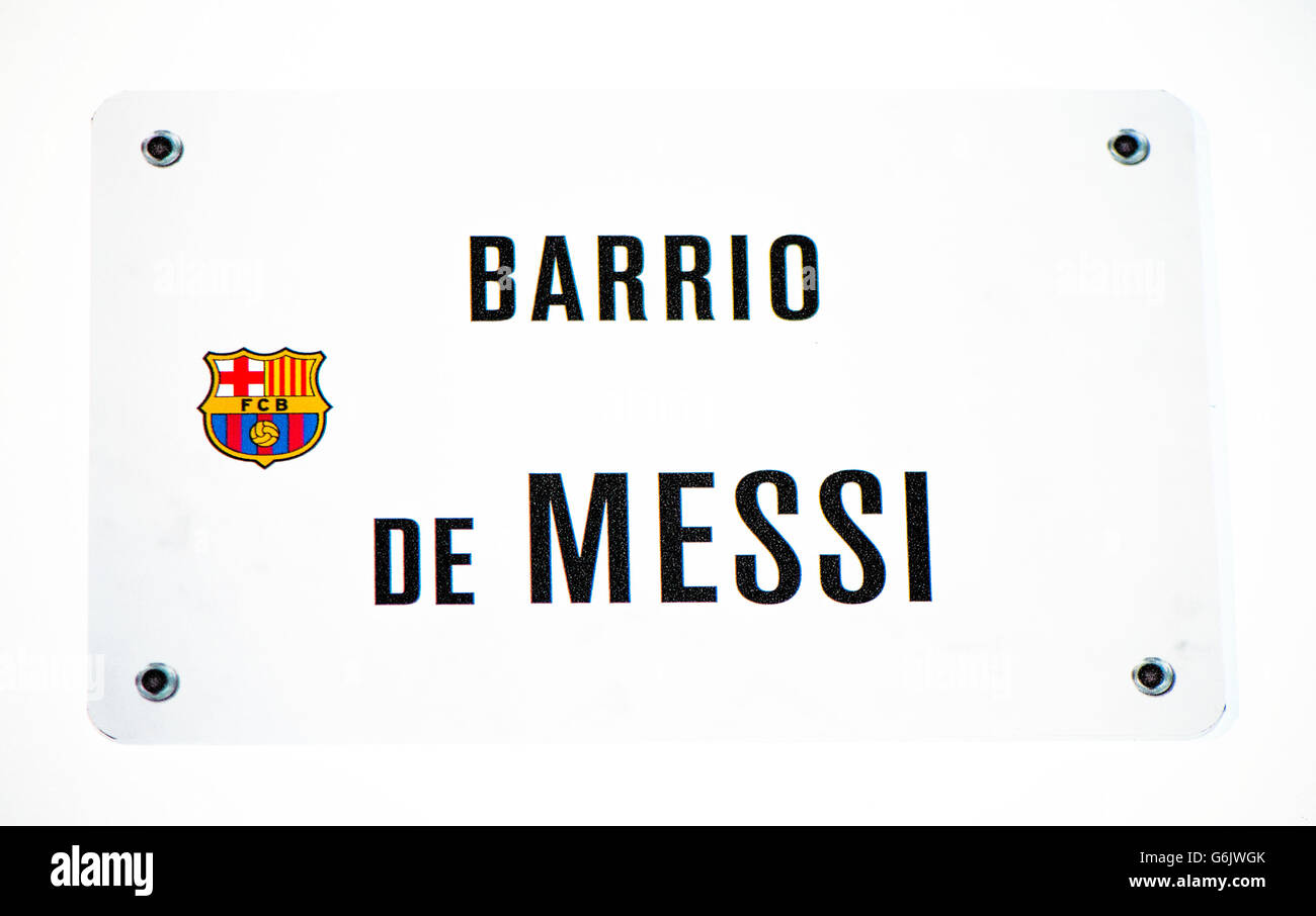 Visiter le Musée du Stade Camp Nou Banque D'Images