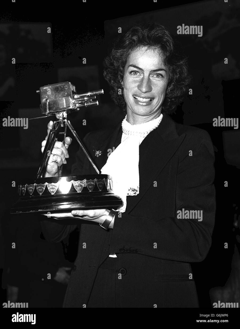 Virginia Wade télévision BBC Sports Personality of the Year Banque D'Images