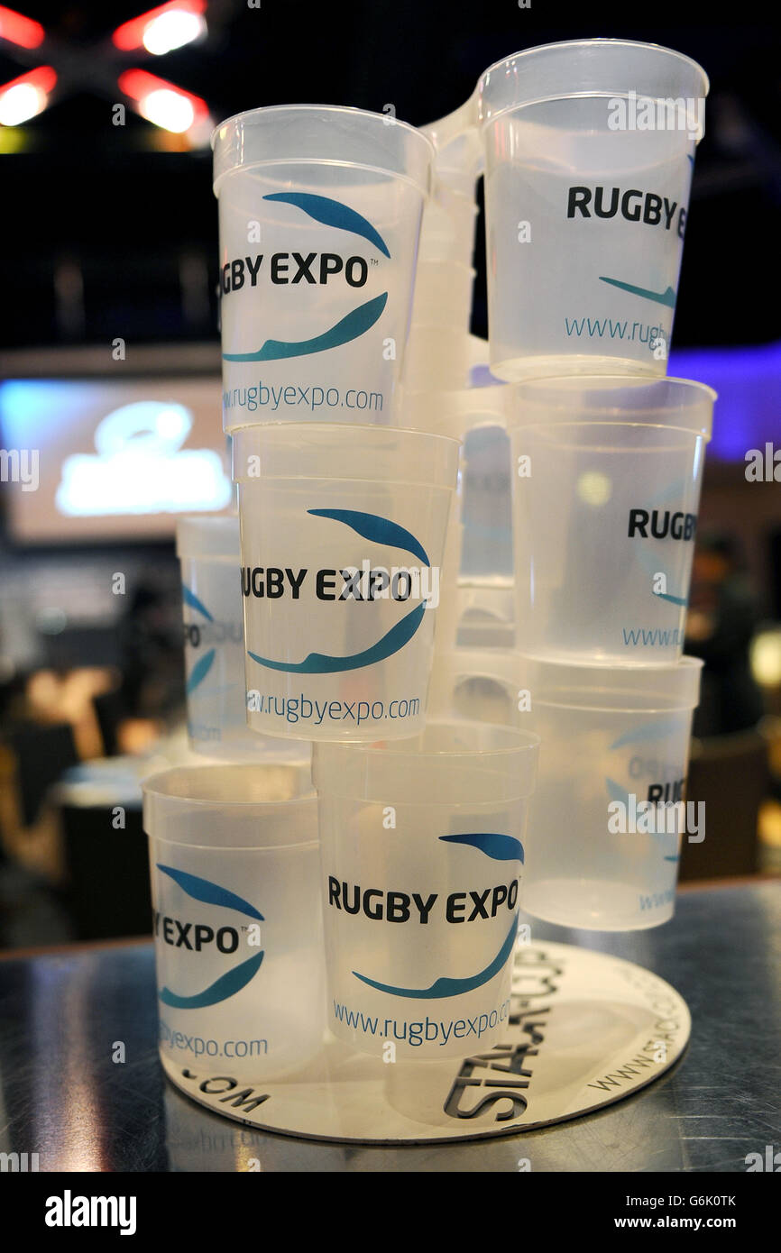 Rugby Expo 2013 - première journée - Stade de Twickenham. Atmosphère à Rugby Expo 2013 à Twickenham. Banque D'Images