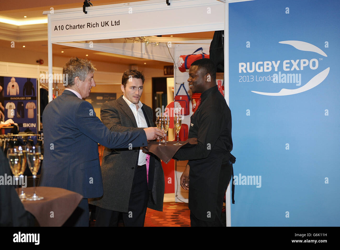 Rugby Expo 2013 - première journée - Stade de Twickenham. Atmosphère à Rugby Expo 2013 à Twickenham. Banque D'Images