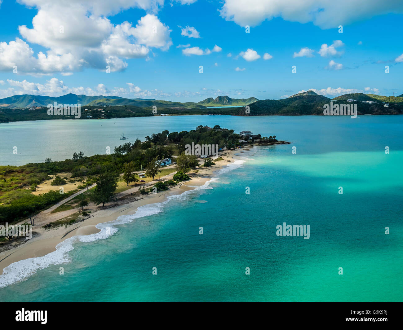 Antigua-et-Barbuda, Antigua, Fort James Beach Banque D'Images