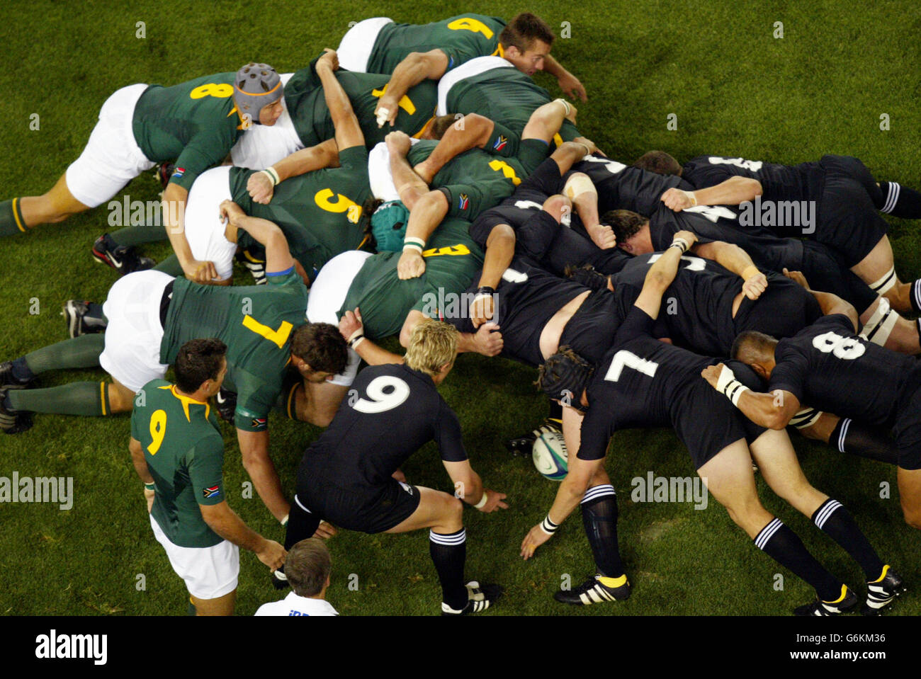 Rugby Union - Coupe du Monde 2003 - Afrique du Sud / Nouvelle Zélande - Australie Banque D'Images