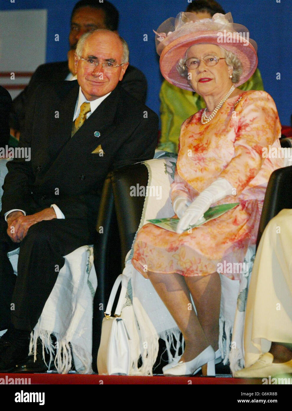Image - La reine Elizabeth II visite au Nigéria Banque D'Images