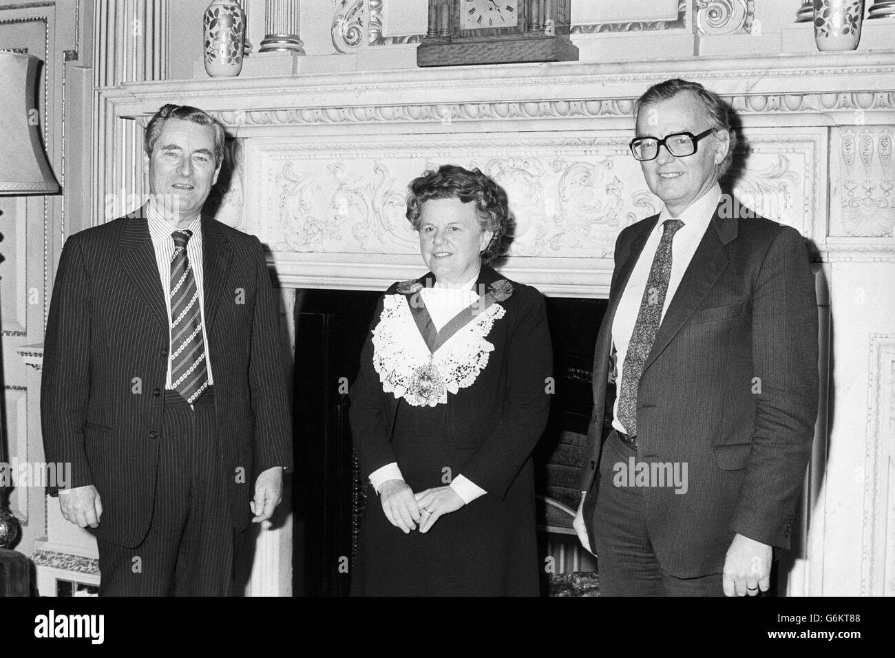 Finance - Banque d'Angleterre Leaders - Mansion House, Londres Banque D'Images