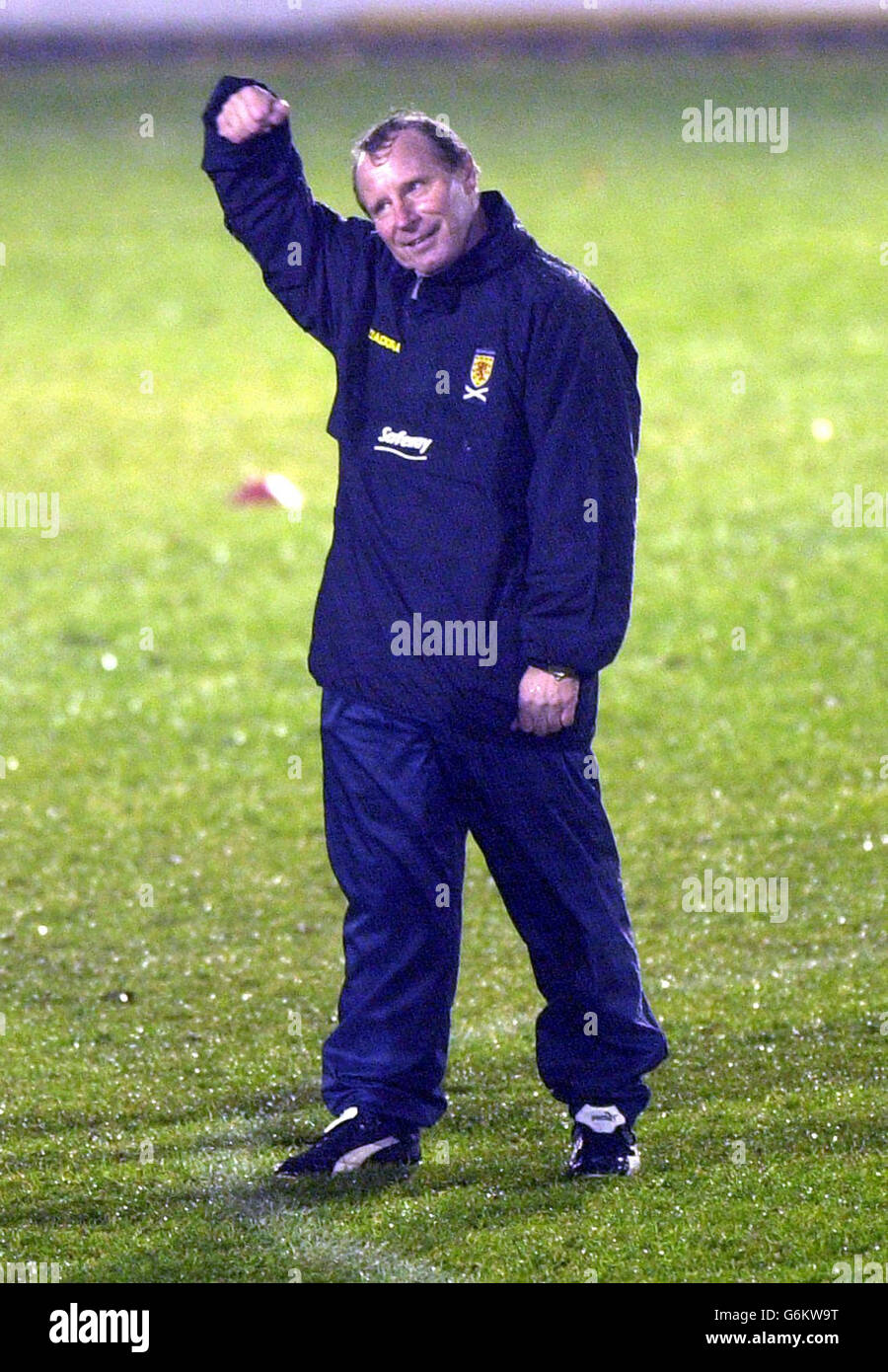 Berti Vogts formation Ecosse Banque D'Images