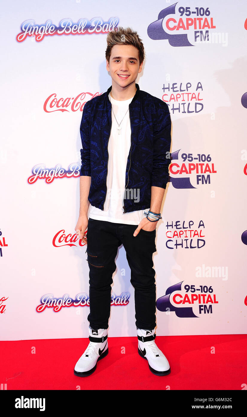 Capital FM Jingle Bell ball 2013 - samedi.Elyar Fox assistait au bal de cloche de Capital radio Jingle à l'O2, Londres. Banque D'Images