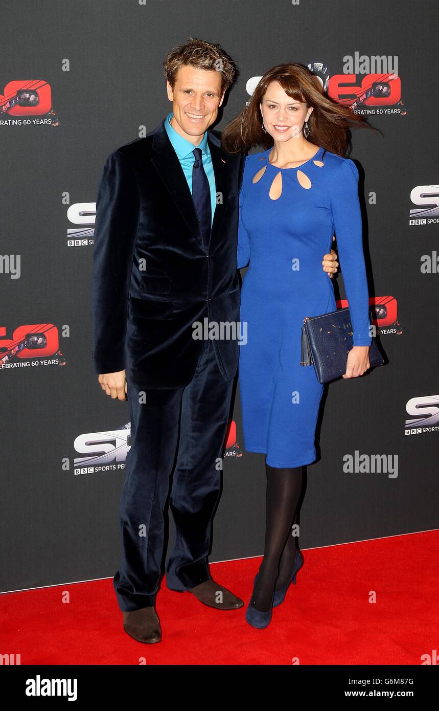 James Cracknell et Beverley Turner arrivent pour les Prix de la personnalité sportive de l'année 2013, à la First Direct Arena, Londres. Banque D'Images