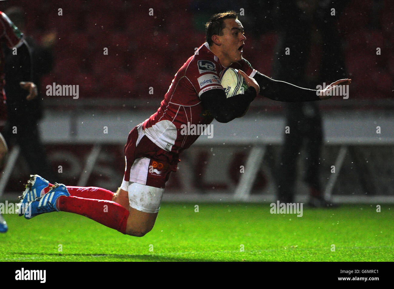 Rugby Union - Heineken Cup - Pool 4 - Scarlets v ASM Clermont Auvergne - Parc y Scarlets Banque D'Images