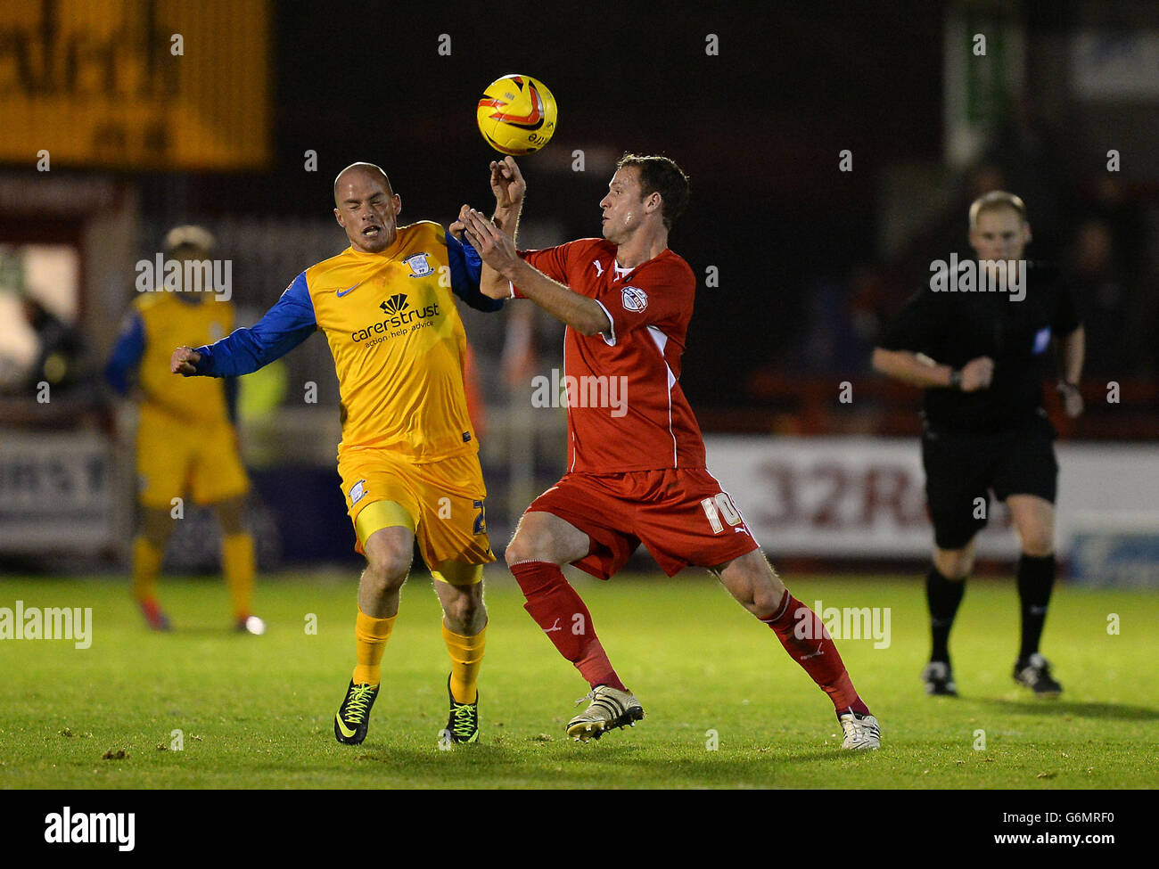 Sky Bet League Soccer - Un - Crawley Town v Preston North End - Checktrade.com Stadium Banque D'Images