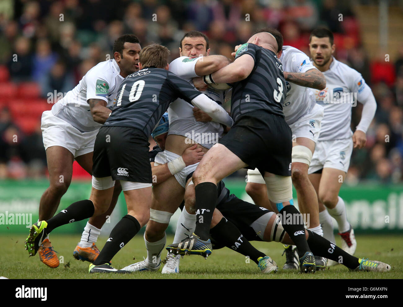 Rugby Union - Heineken Cup - Pool 5 - Leicester Tigers v Montpellier - Welford Road Banque D'Images