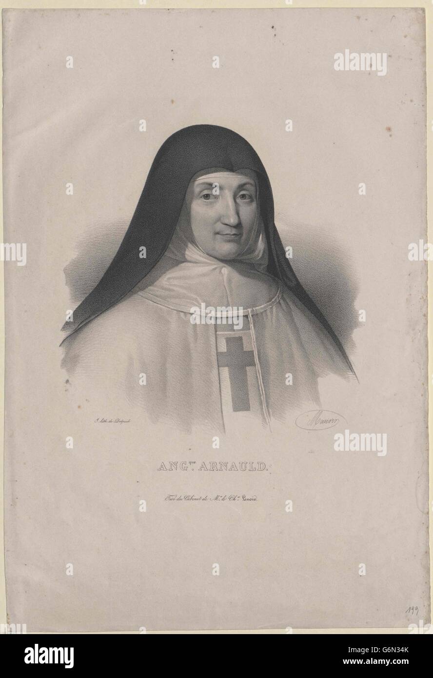 Arnauld, Marie Angelique Banque D'Images