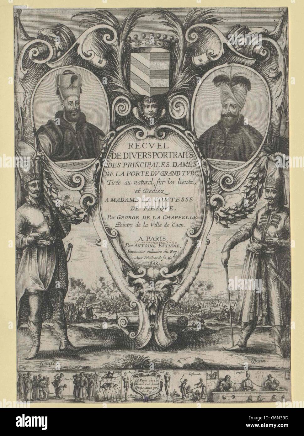 Le sultan Murad IV., der Türkei Banque D'Images