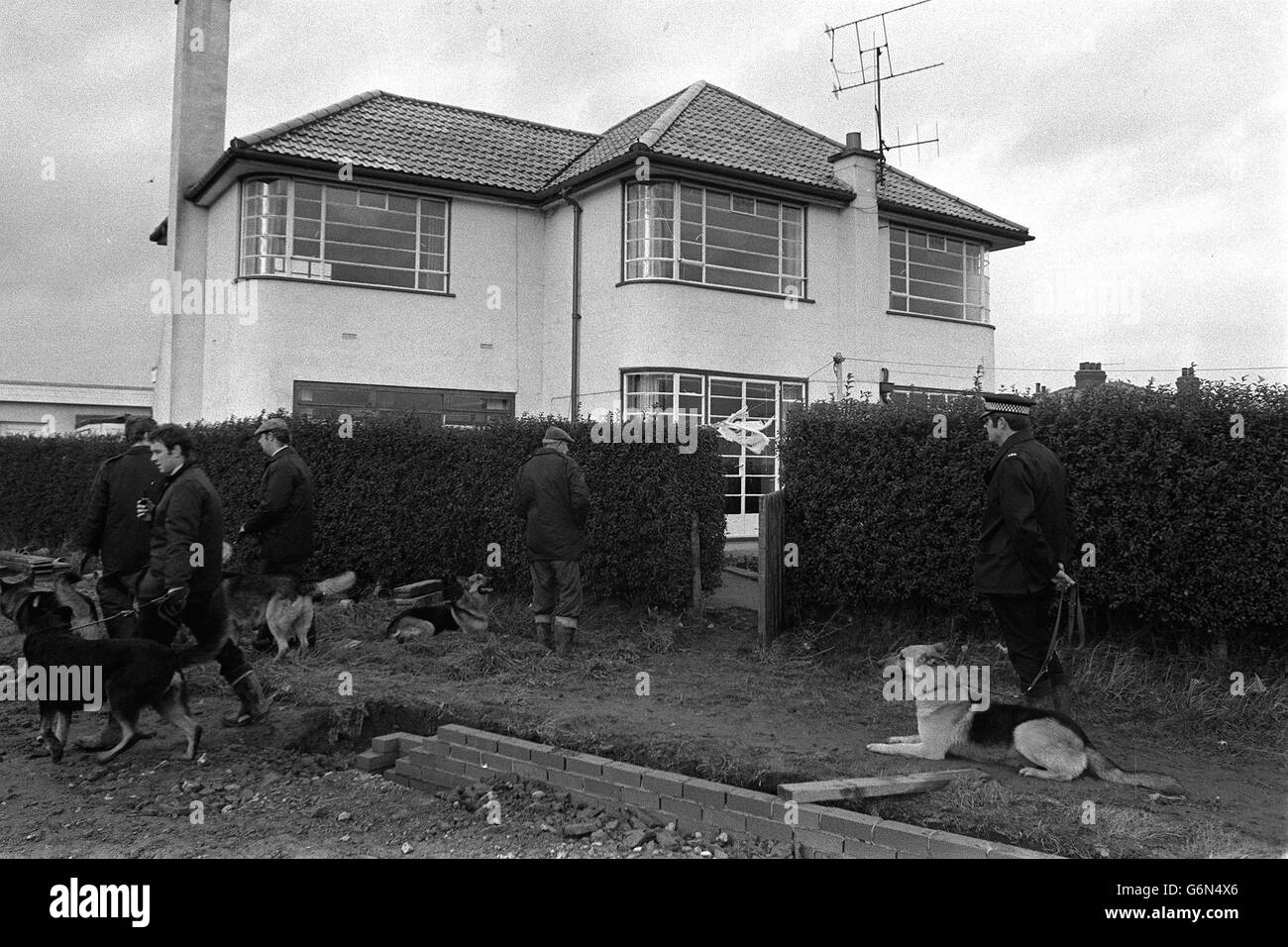 14 janvier - en ce jour de l'histoire - 1975 ce jour de 1975, la héritière Lesley Whittle est enlevée de sa maison (voir photo) Donald Neilson a été inculpé pour l'enlèvement et le meurtre de Mlle Whittle et exigeant une rançon de 50,000. Banque D'Images