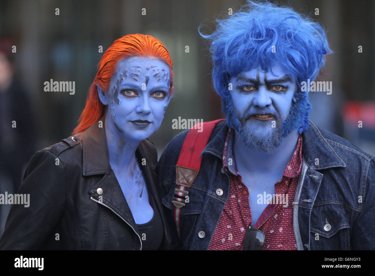 Acteur Comic-Con fans dans Londres (caractères de l'image de crédit©Jack Ludlam) Banque D'Images
